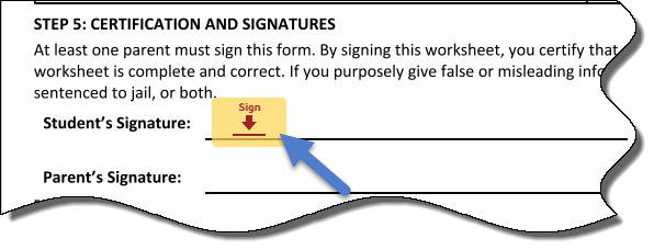 Sign Button