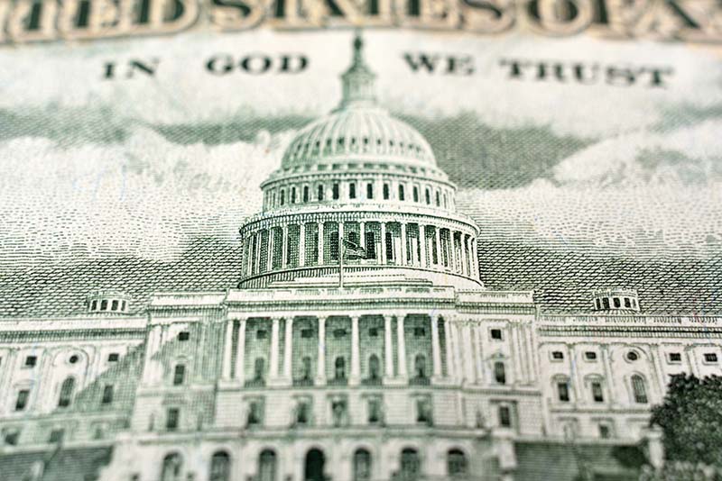 U.S. Capitol on $50 bill